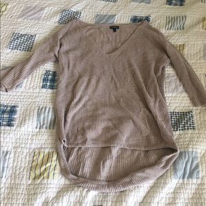 A long tan sweater from express