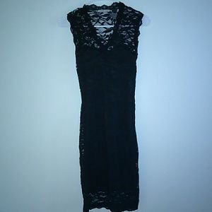 All lace black dress