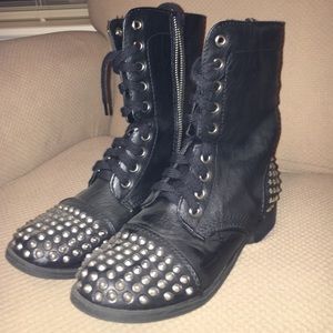 Studded boots