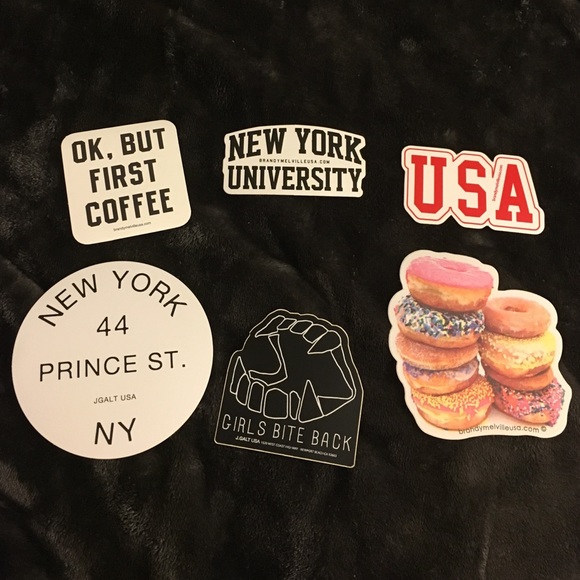 6 brandy stickers