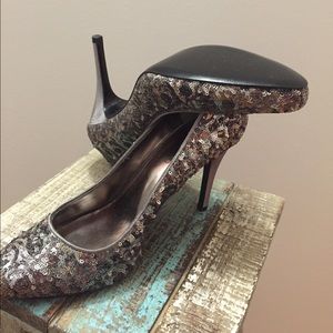 Sequin Heels