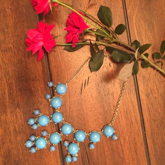 Blue bubble necklace NWOT - Picture 4 of 4
