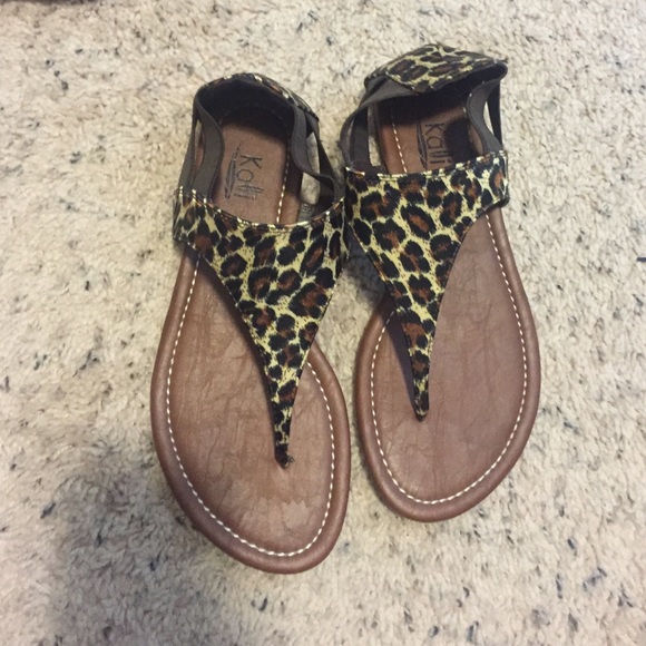 ◼️▪️Leopard print sandals▪️◼️