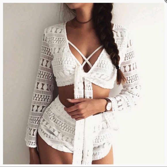 N/A Other - Angel All Lace 2 Piece Set