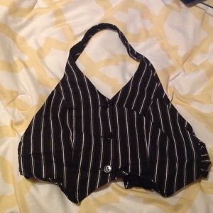 Pinstripe vest