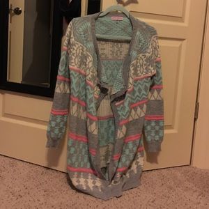 Pink Lily Boutique Aztec Cardigan