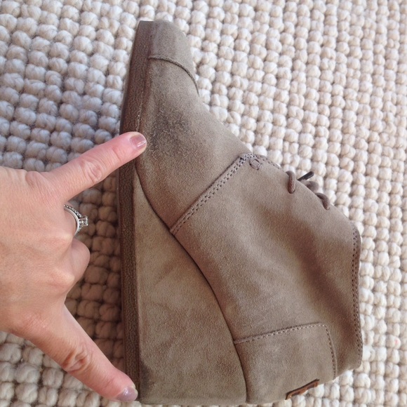 TOMS Desert Wedge Booties 7.5 - Picture 3 of 4