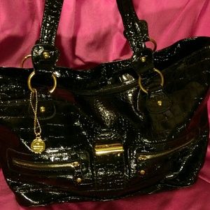 Big Buddha Black Handbag