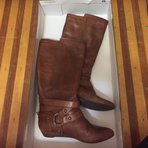 Comfy leather boots!