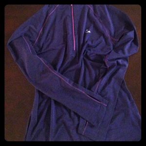 Purple Merino Wool active top size small