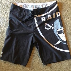 Raiders Quicksilver swim trunks!