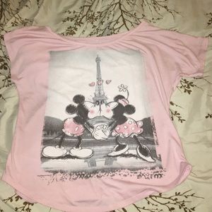 Minnie and Mickey Mouse top