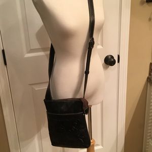 Patricia Nash Leather Embossed Cross Body Bag