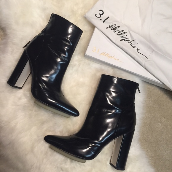 3.1 Phillip Lim Shoes - 3.1 Phillip Lim black Peggy ankle boots | 38 |