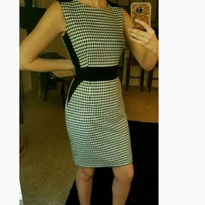 Calvin Klein hounds tooth dress