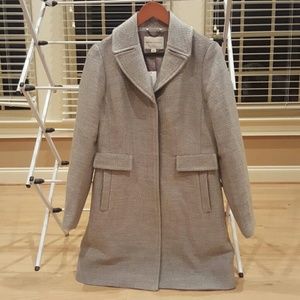 Women's grey wool winter coat