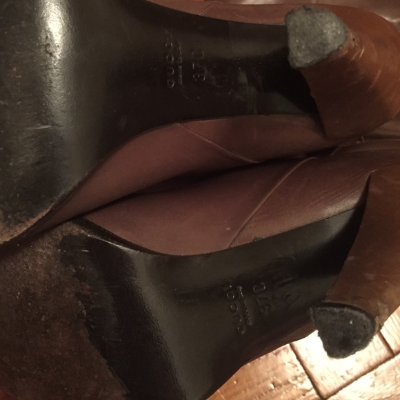 Gucci Olive Green Knee Hi Boots - Picture 4 of 4