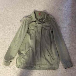 Green H&M jacket