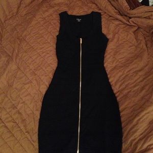 Black bebe bodycon bandage dress