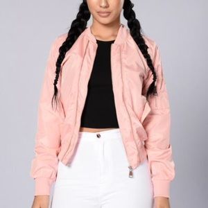 Pink Bomber Jacket