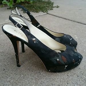 Bettye Muller Peep Toe Pumps