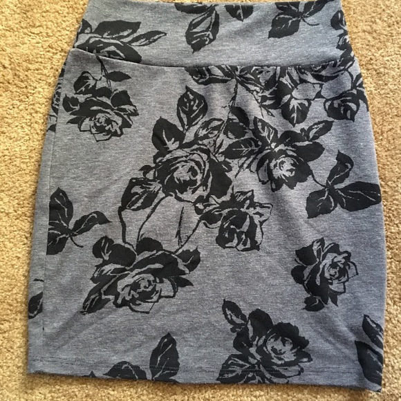 Floral pencil skirt