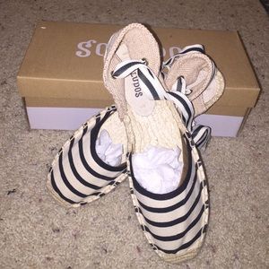 Soludos striped espadrilles sandal