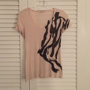 Banana Republic Heritage zebra short sleeve