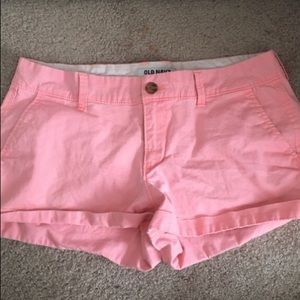 Pink shorts