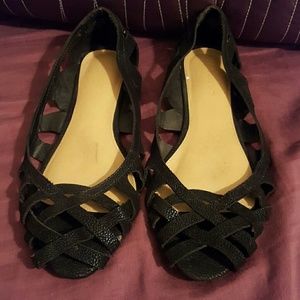 Lane Bryant Black Sandals - 10