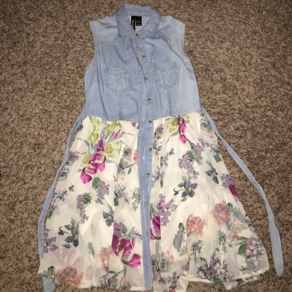 Casual button up dress