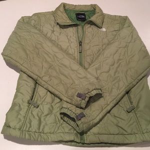 North Face Quilted Zip-Up Coat