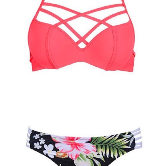 *****SOLD******NWT 2 piece Bikini sz L - Picture 2 of 3