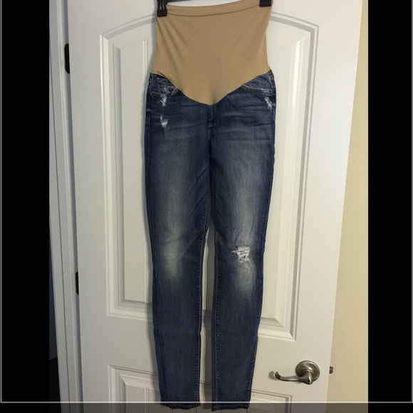 7 For All Mankind Maternity Skinny Leg Jeans