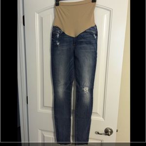 7 For All Mankind Maternity Skinny Leg Jeans