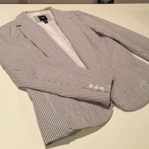 Ticking Stripe Blazer