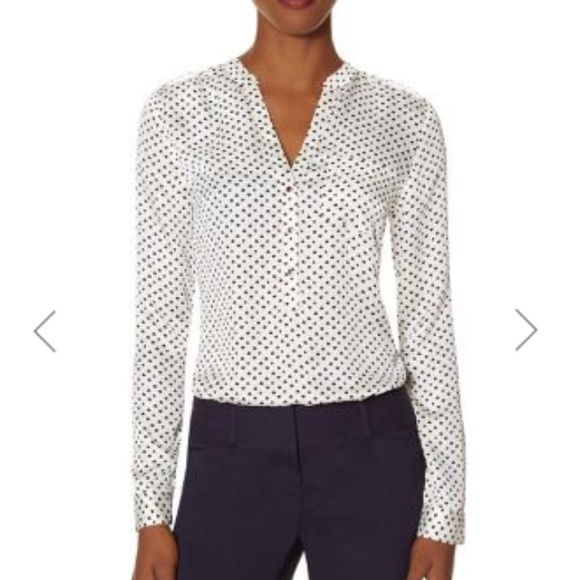 The Limited heart print blouse