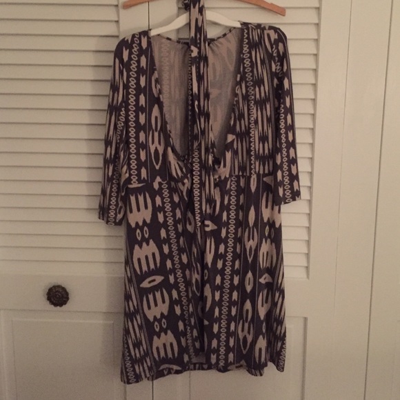 Tribal wrap dress