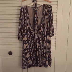 Tribal wrap dress