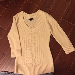 Cream color sweater
