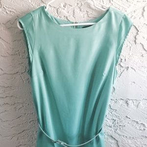 The Limited Two Toned Shift Dress w/Belt