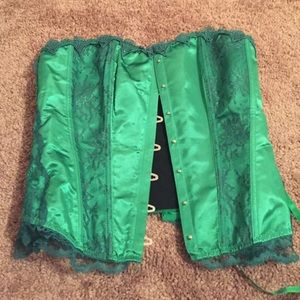 Green corset