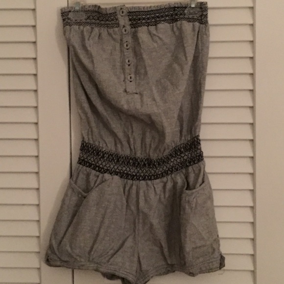 Gray romper