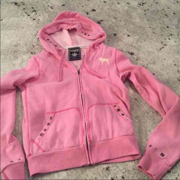 VS PINK ZIP UP