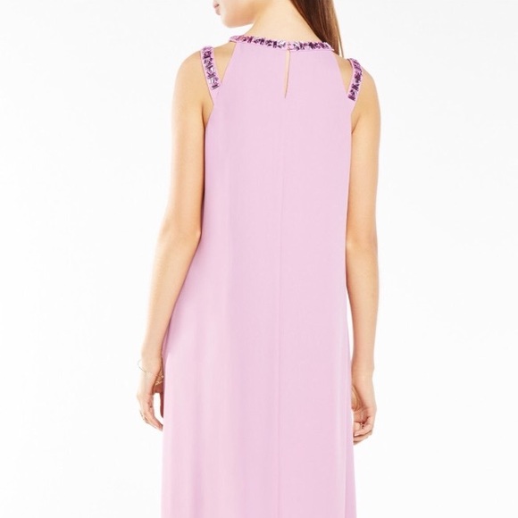 BCBG BRIELE HIGH-LOW CUTOUT DRESS in orchid - Picture 3 of 3