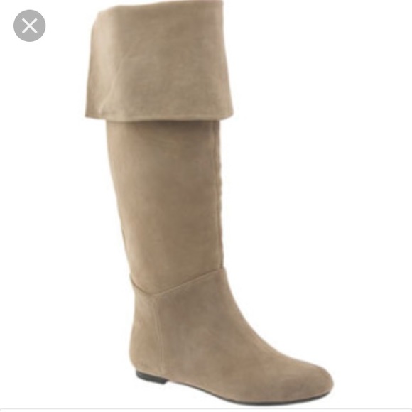 New Sam Edelman Jackson suede flat boot tan 8.5