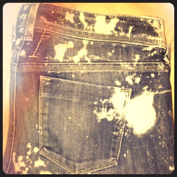 bebe dark acid wash size 29