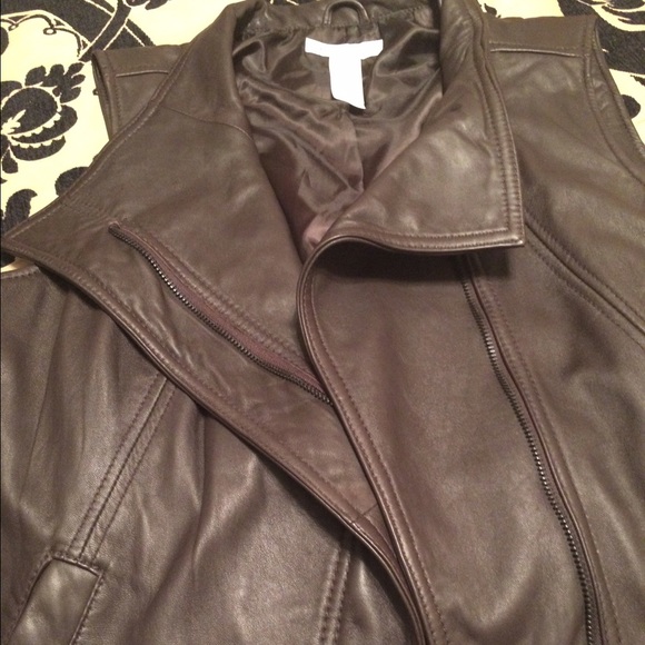 Leather vest