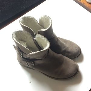 Suede ankle boots