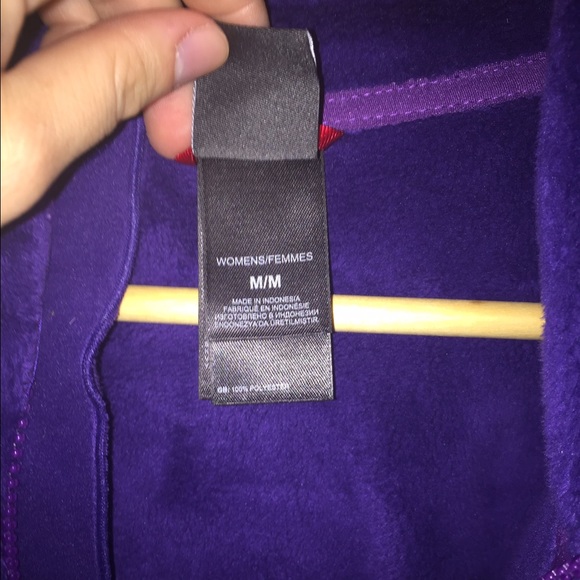 Purple North Face Fleece - Picture 3 of 4